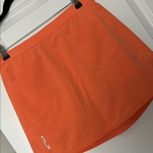 RLX Orange Golf Skort, Size Small